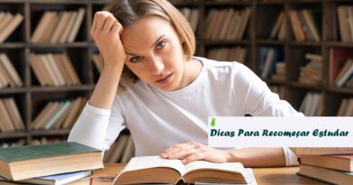 Dicas Para Recomeçar estudar